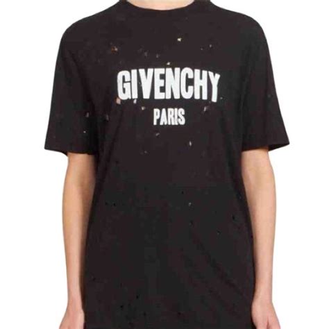 givenchy t shirt women's|Givenchy top with holes.